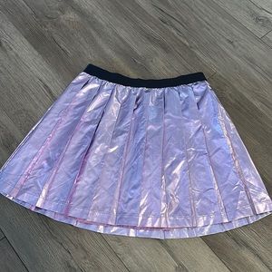 Cat & Jack Girls Metallic Pleated Skirt NWOT